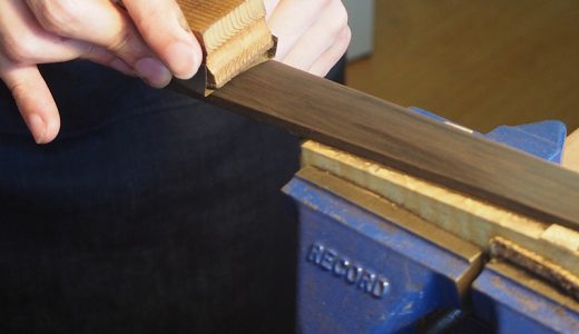 ヴァイオリン製作 ネック