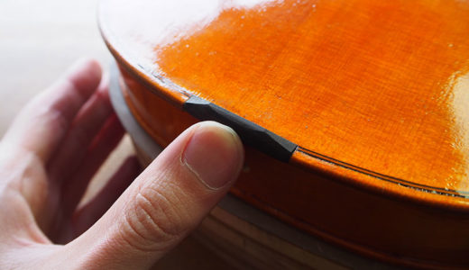 ヴァイオリン製作 サドルの作り方 Atelier Eren ヴァイオリン製作 音楽ブログ